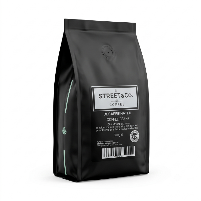 Street & Co Decaf Coffee Beans - Mountain Washed Quality Coffee