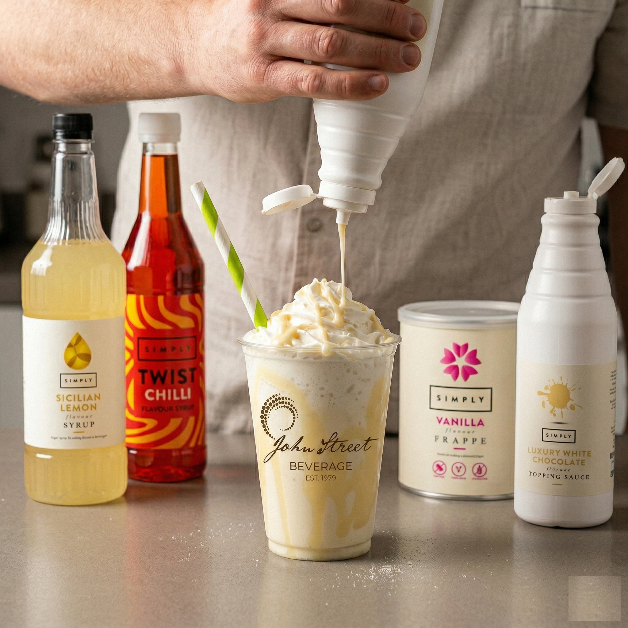 Sicilian Lemon Muffin Frappe - John Street Beverage Espresso