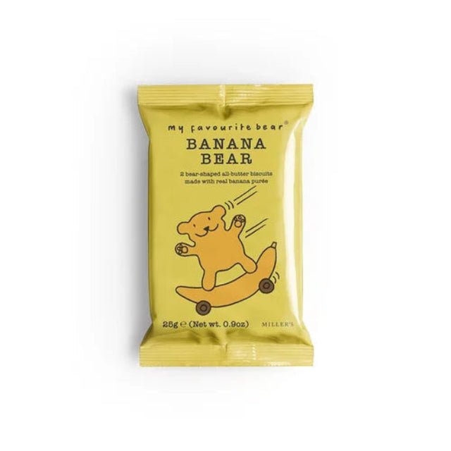 Artisan Banana Bear Biscuits  1 x 24 - John Street Beverage