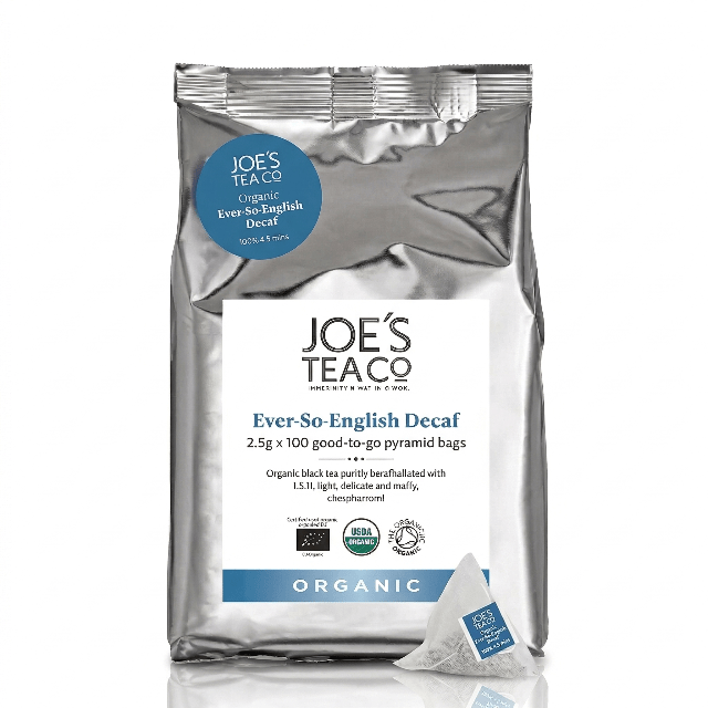 Joes Tea (100) Org Ever-So-English Decaff - John Street Beverage