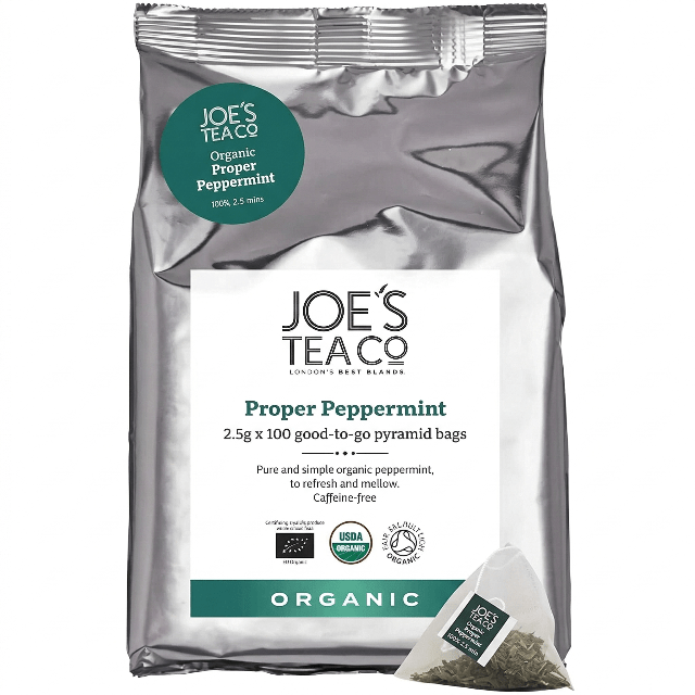 Joes Tea (100) Org Proper Peppermint - John Street Beverage