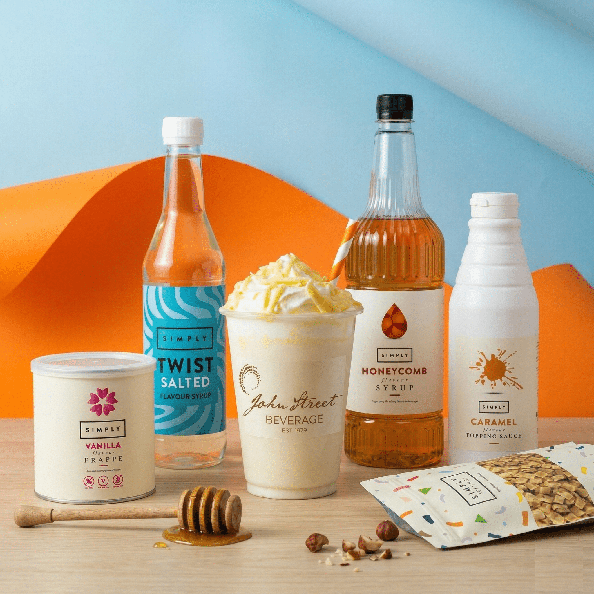 Salted Honey Comb Frappe - John Street Beverage