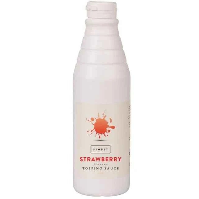 Simply Strawberry Topping Sauce - John Street Beverage