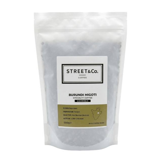 Street & Co Burundi Smooth Coffee - Speciality Coffee (Q Score 86.25) - 20% Off - John Street Beverage